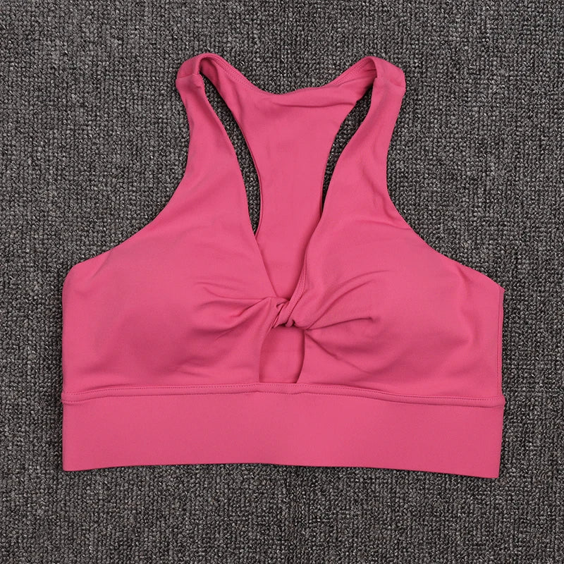 elevate London - Twisted High Support Sports Bra