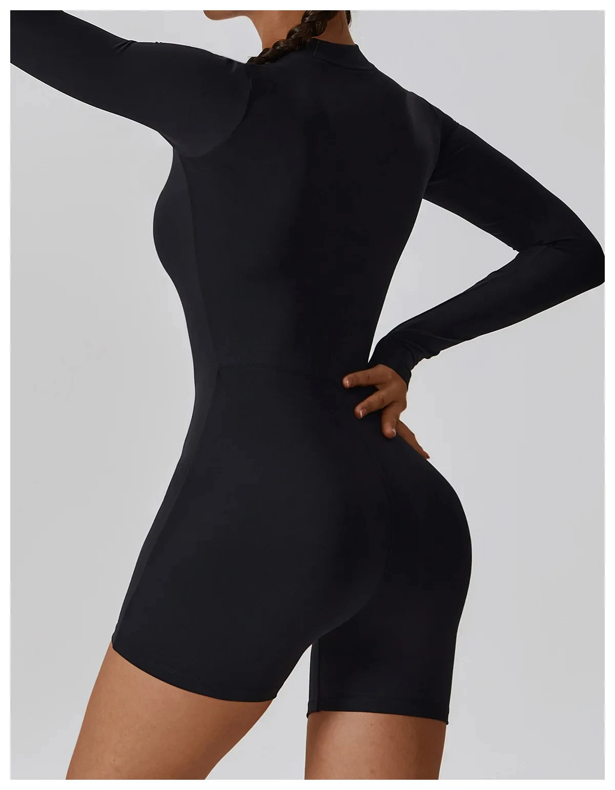 elevate London - Long Sleeve Silhouette Jumpsuit