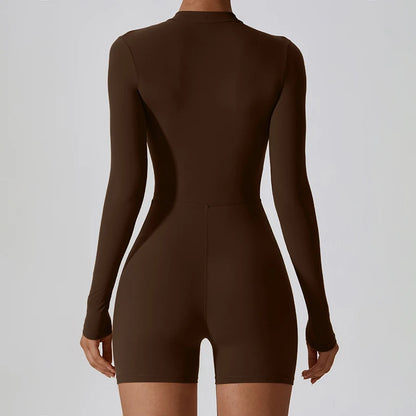 elevate London - Long Sleeve Silhouette Jumpsuit