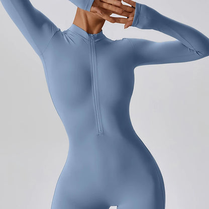 elevate London - Long Sleeve Silhouette Jumpsuit